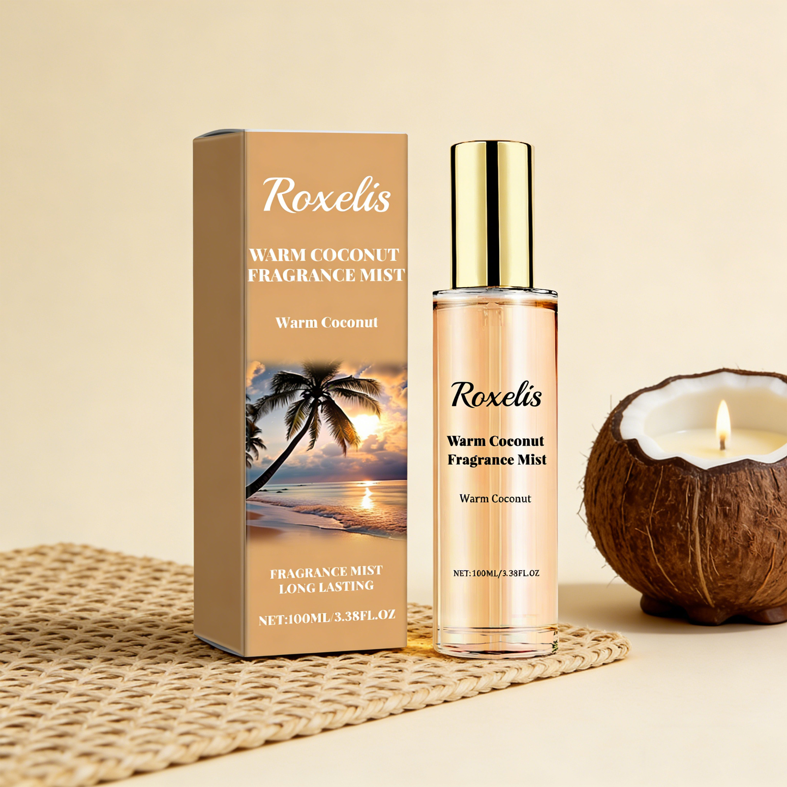Passion Fragrance Perfume - Roxelis 100ml Coconut Passion Perfume Spray
