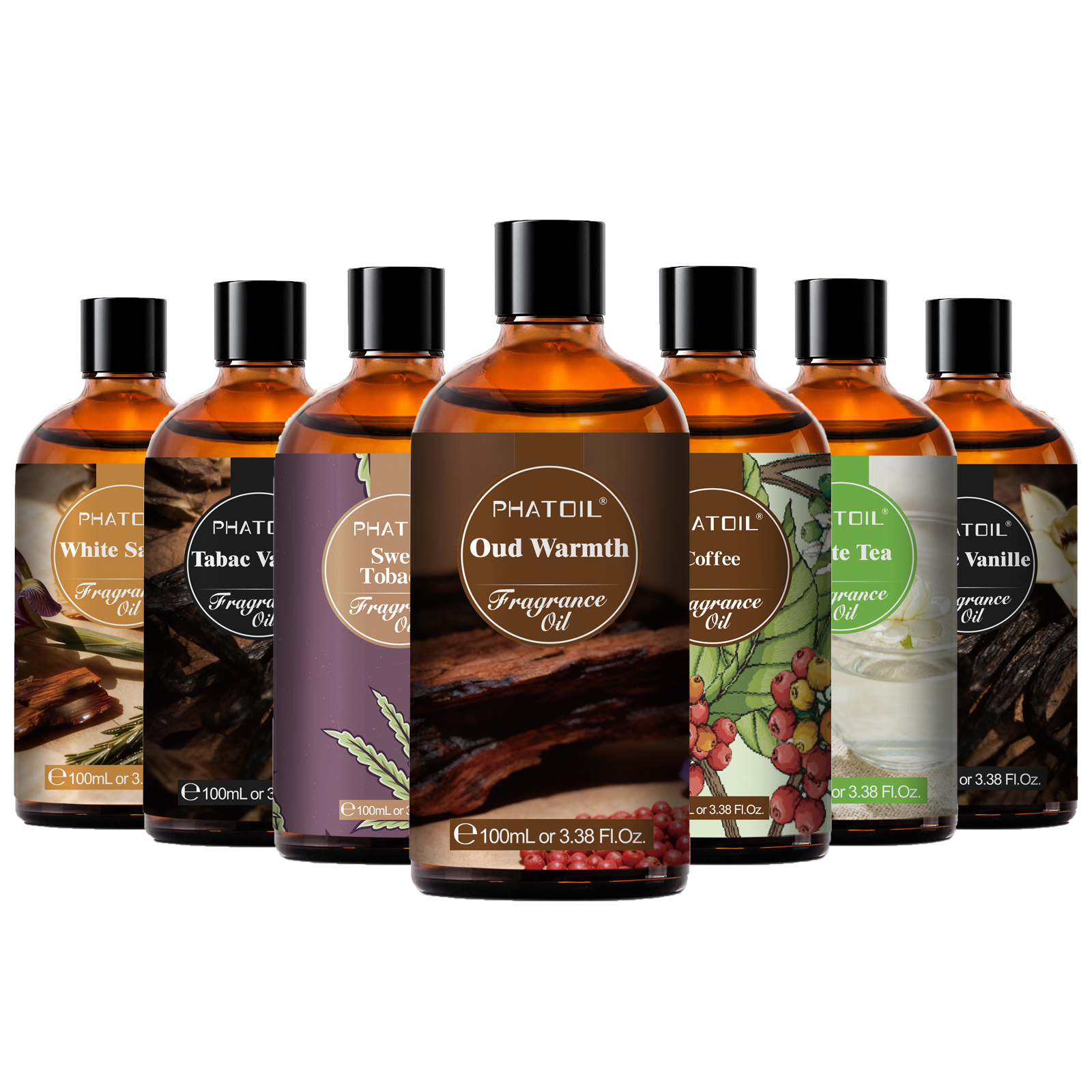 Amber Musk Oil - PHATOIL 100ml Oud Warmth Fragrance Oil